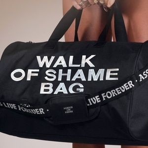 New Walk of Shame Duffel Bag ALF Assholes Live Forever, Linda Finegold